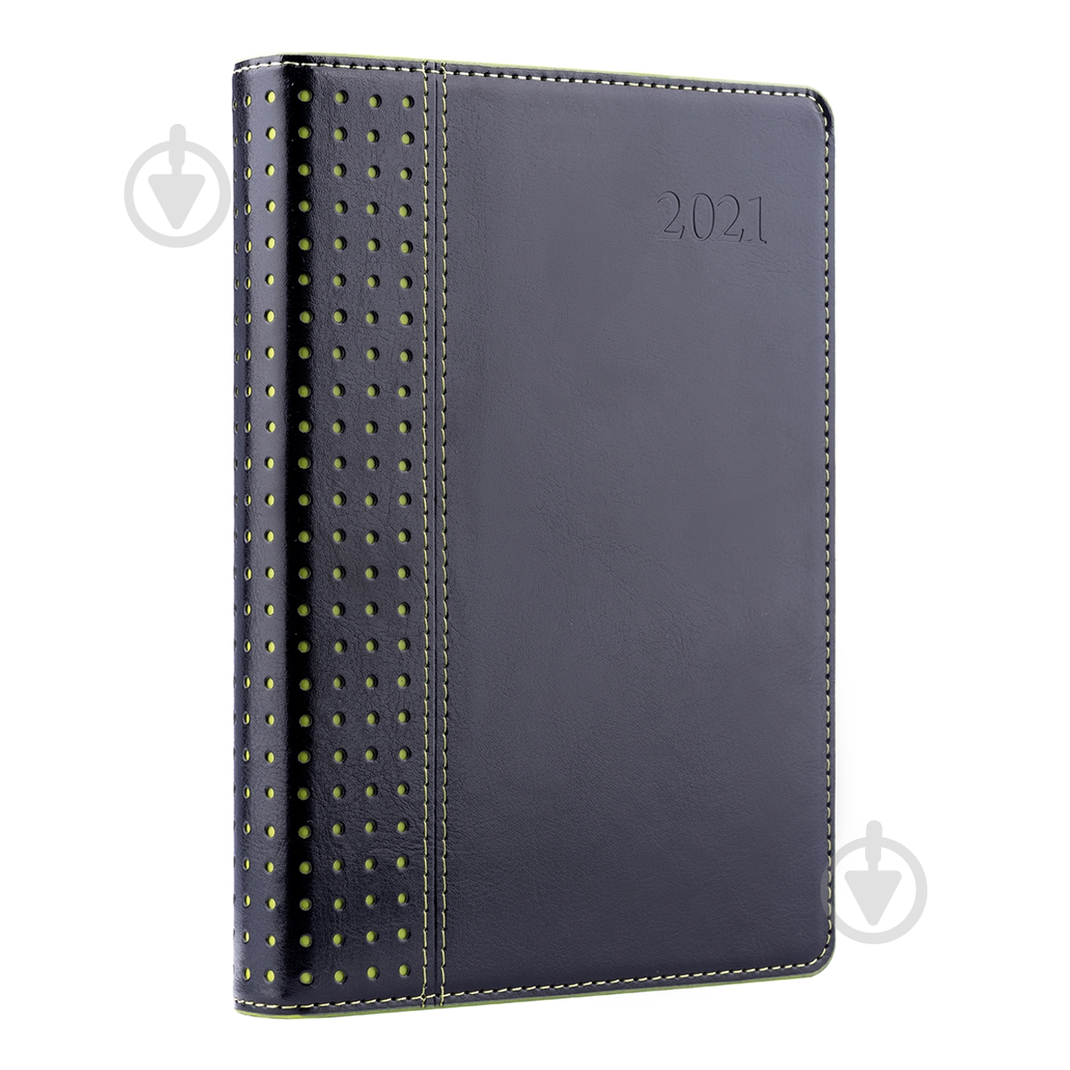 Щоденник датований чорний лінія Leo Planner Destiny A5 2021 - фото 1