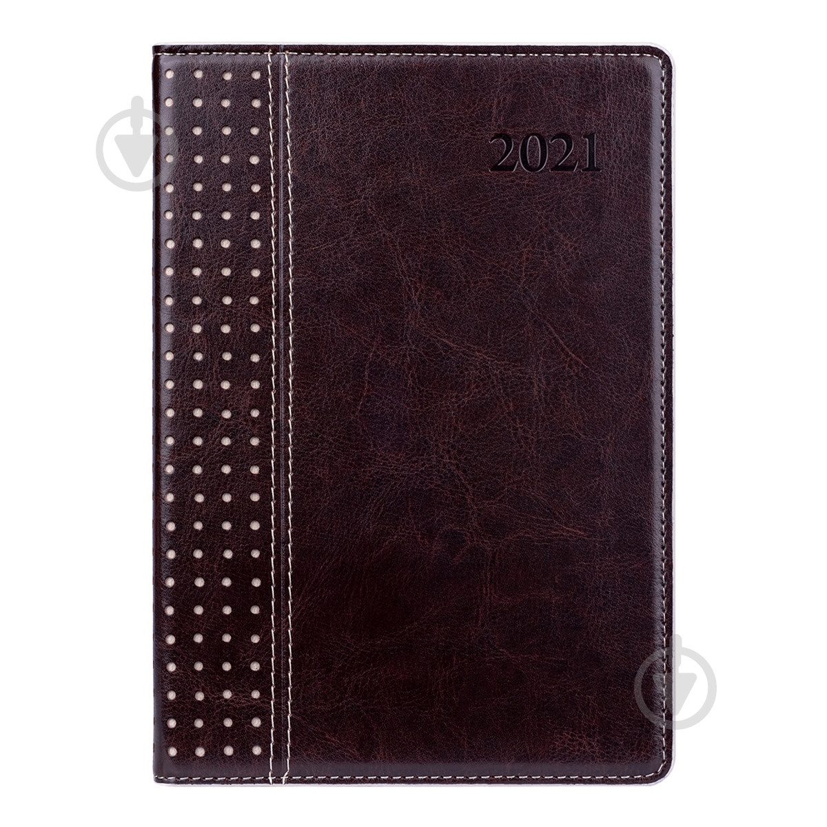 Щоденник датований коричневий лінія Leo Planner Destiny A5 2021 - фото 1