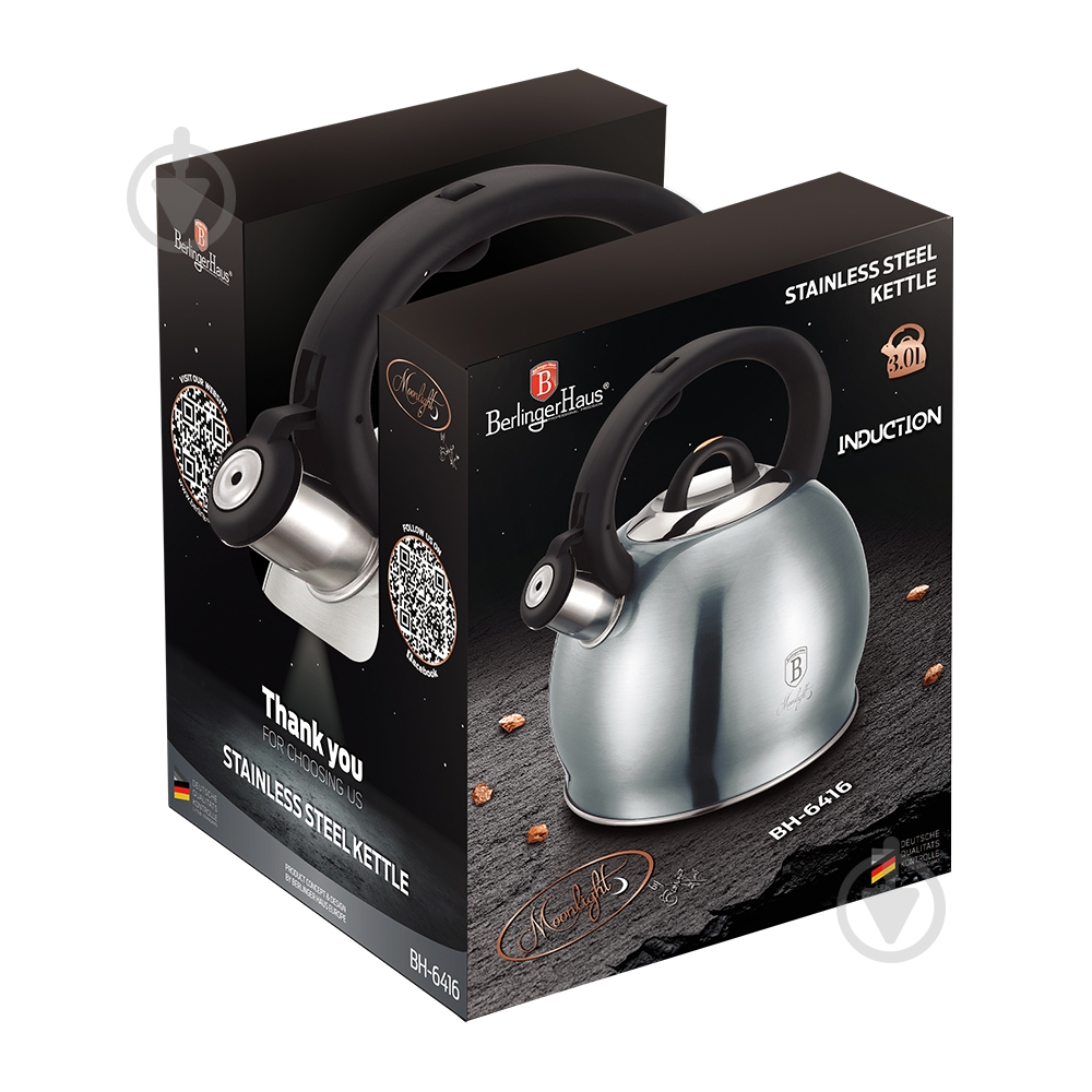 Чайник Berlinger Haus Moonlight Edition 3 л BH 6416 - фото 2