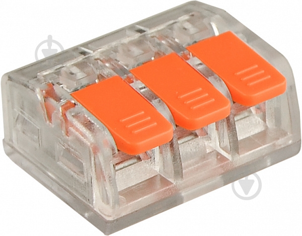 Клемник з’єднувальний Аско-Укрем CMK-633 прозорий A0130010132 - фото 1