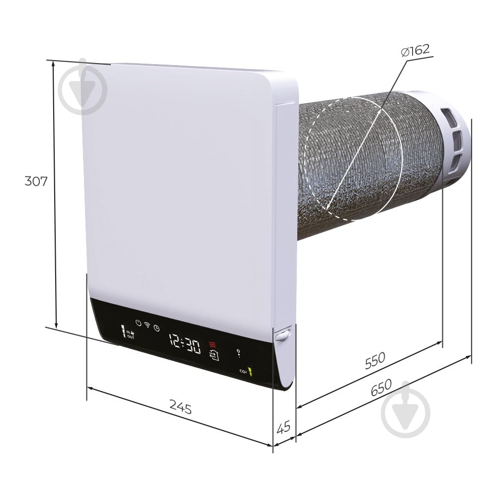 Рекуператор Вентс Брізі 160-Е L055 - фото 7