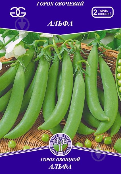 Насіння Golden Garden горох овочевий Альфа 20 г (4820164122846) - фото 1