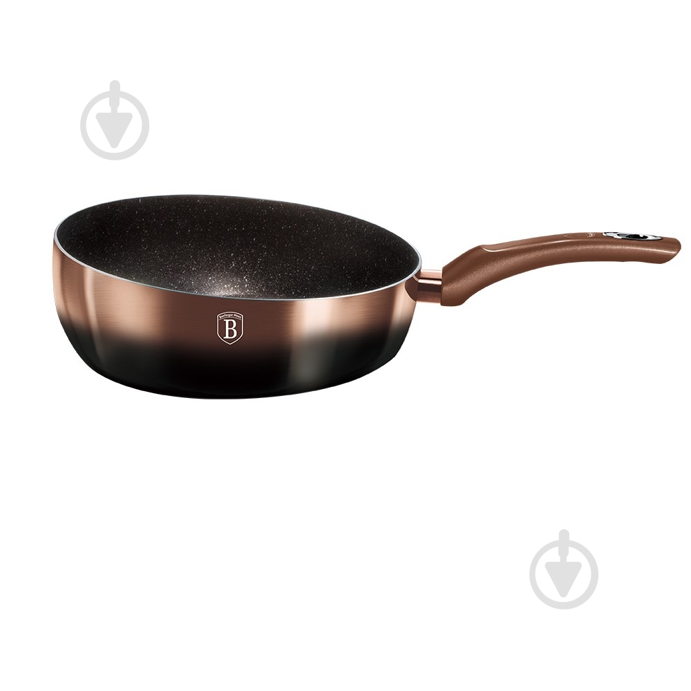 Сковорода Berlinger Haus Metallic Line ROSE GOLD NOIR Edition 26 см BH 1897 - фото 1
