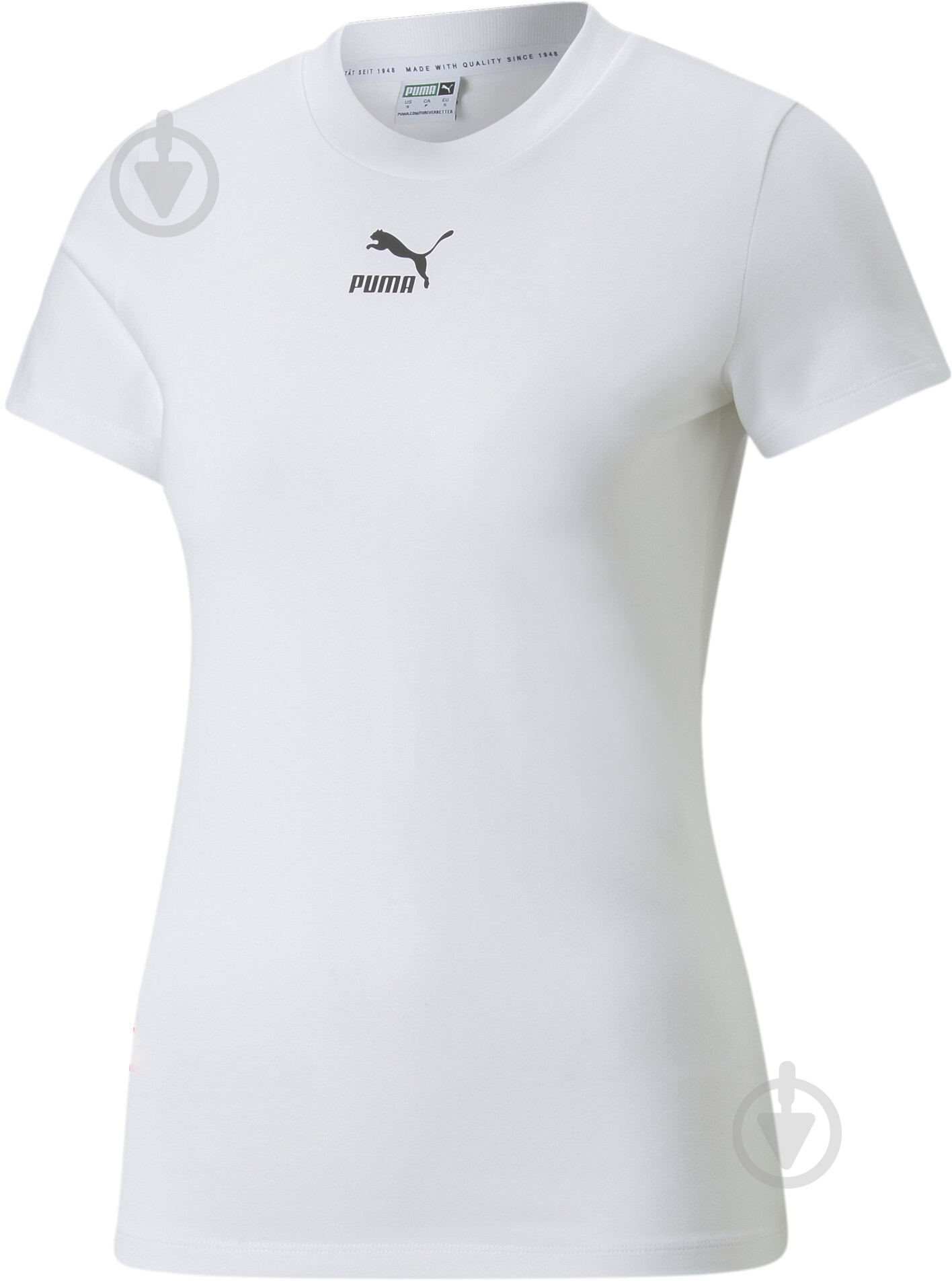 Футболка Puma Classics Slim Tee 53561002 р.XL белый - фото 1 Футболка Puma Classics Slim Tee 53561002 р.XL белый - фото 1