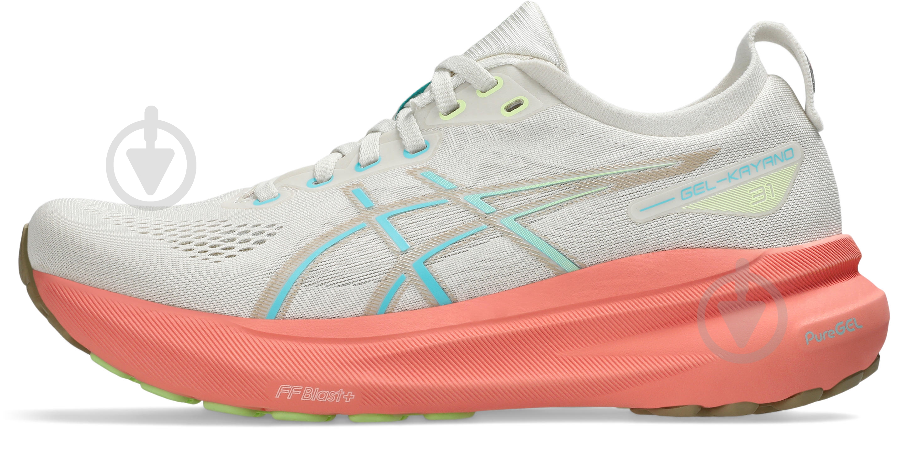 Кросівки жіночі Asics GEL-KAYANO 31 1012B670-200 р.39 білі - фото 2 Кросівки жіночі Asics GEL-KAYANO 31 1012B670-200 р.39 білі - фото 2