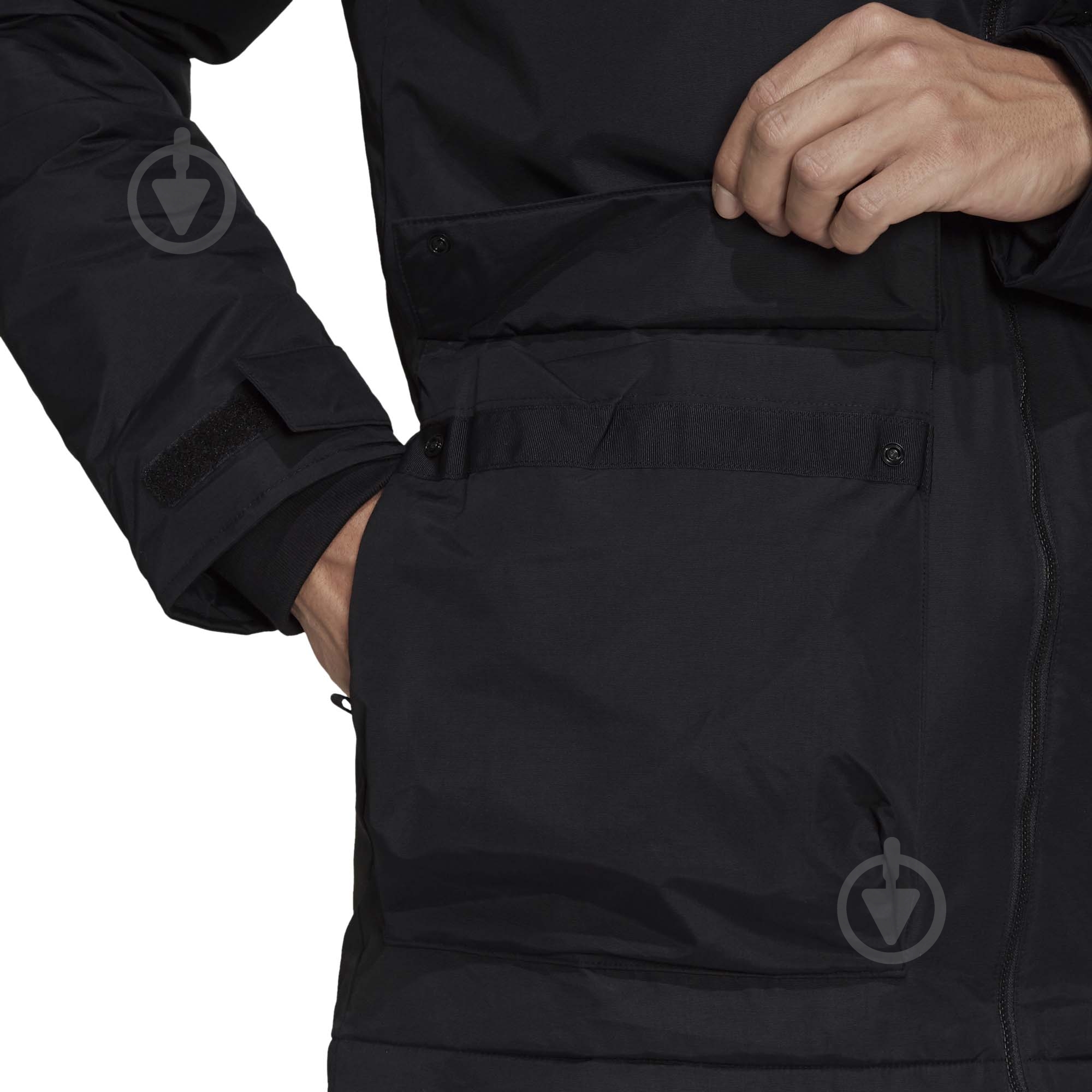 Куртка-парка мужская зимняя Adidas UTILITAS HO PKA GT1699 р.S черная - фото 11