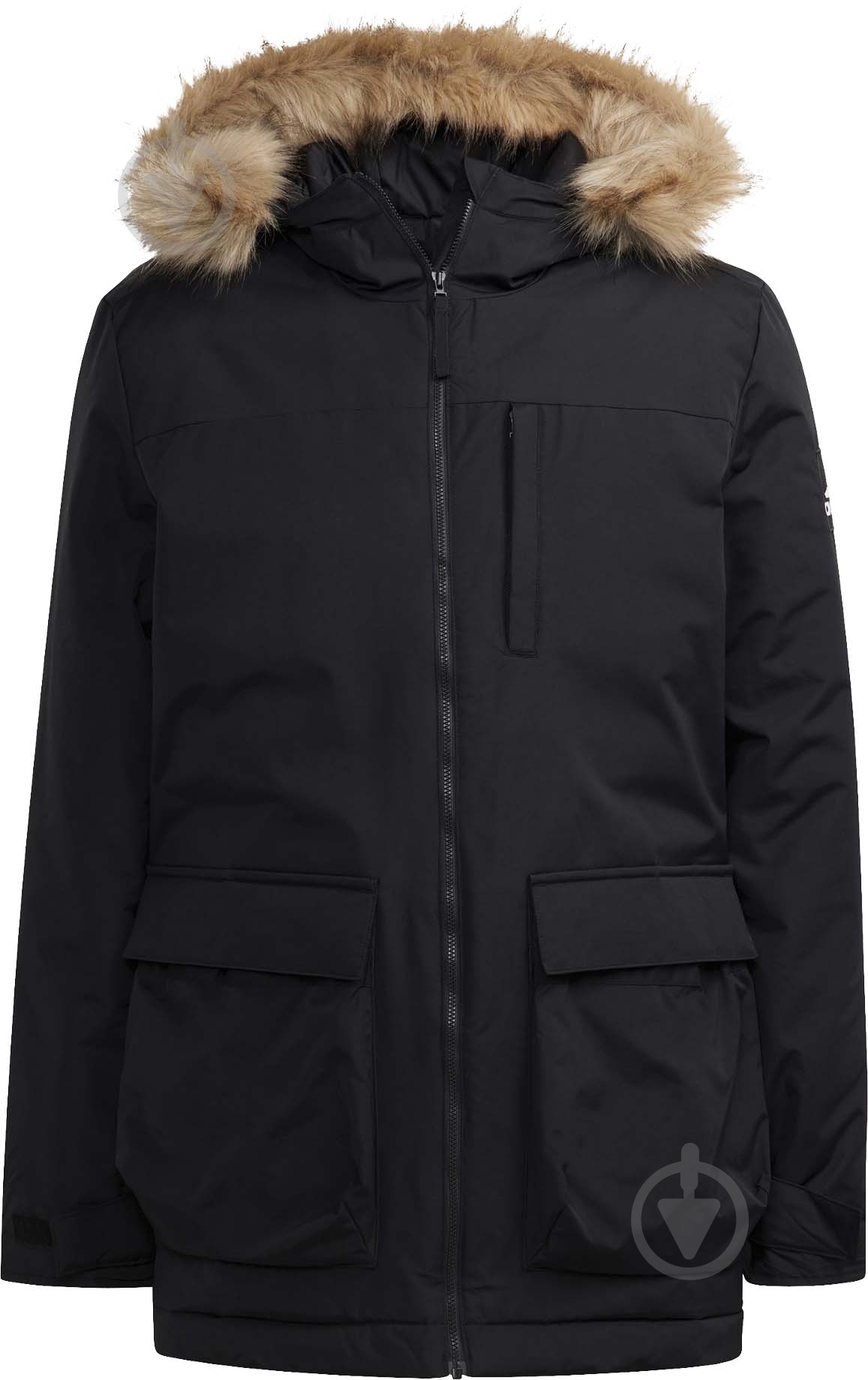 Куртка-парка мужская зимняя Adidas UTILITAS HO PKA GT1699 р.S черная - фото 3