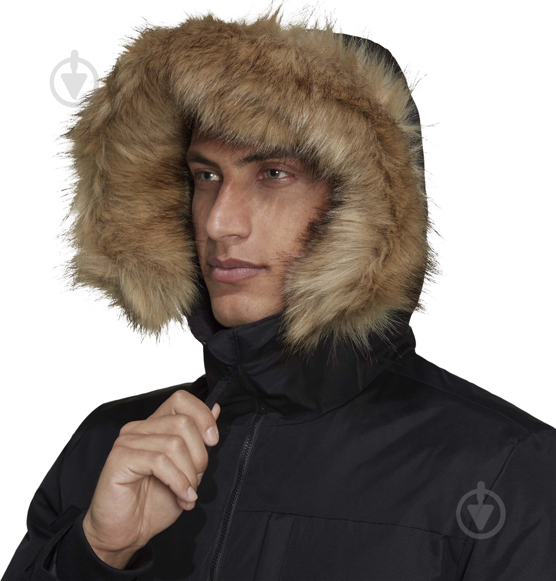 Куртка-парка мужская зимняя Adidas UTILITAS HO PKA GT1699 р.S черная - фото 9