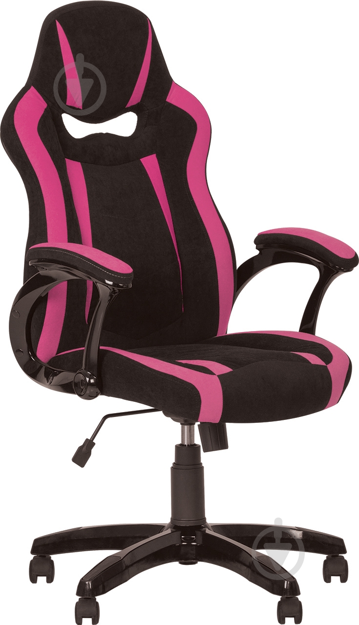 Кресло Nowy Styl COMBO TILT PL73 (CH) MFA/AB-16 черно-розовый - фото 1