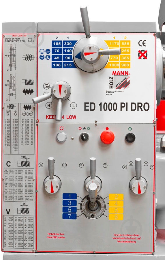 Станок токарный Holzmann ED1000PIDIG_400V - фото 4 Станок токарный Holzmann ED1000PIDIG_400V - фото 4