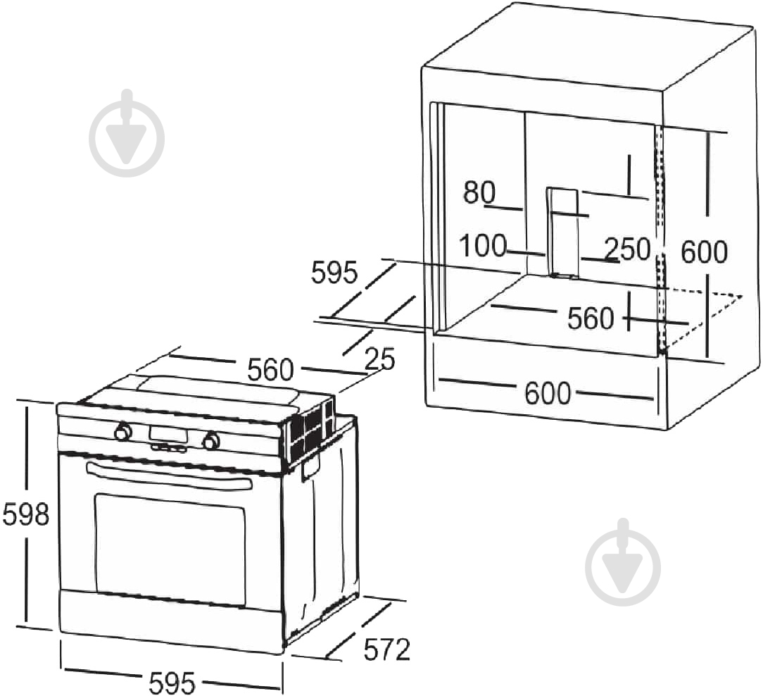 Духовой шкаф Interline OFA.102 Rustic - фото 2 Духовой шкаф Interline OFA.102 Rustic - фото 2