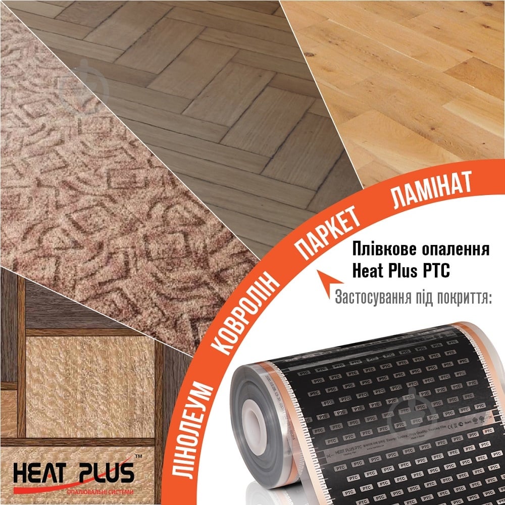 Комплект для теплого пола Heat Plus с терморегулотором М5.16 (2 кв.м) HP02PTC - фото 3