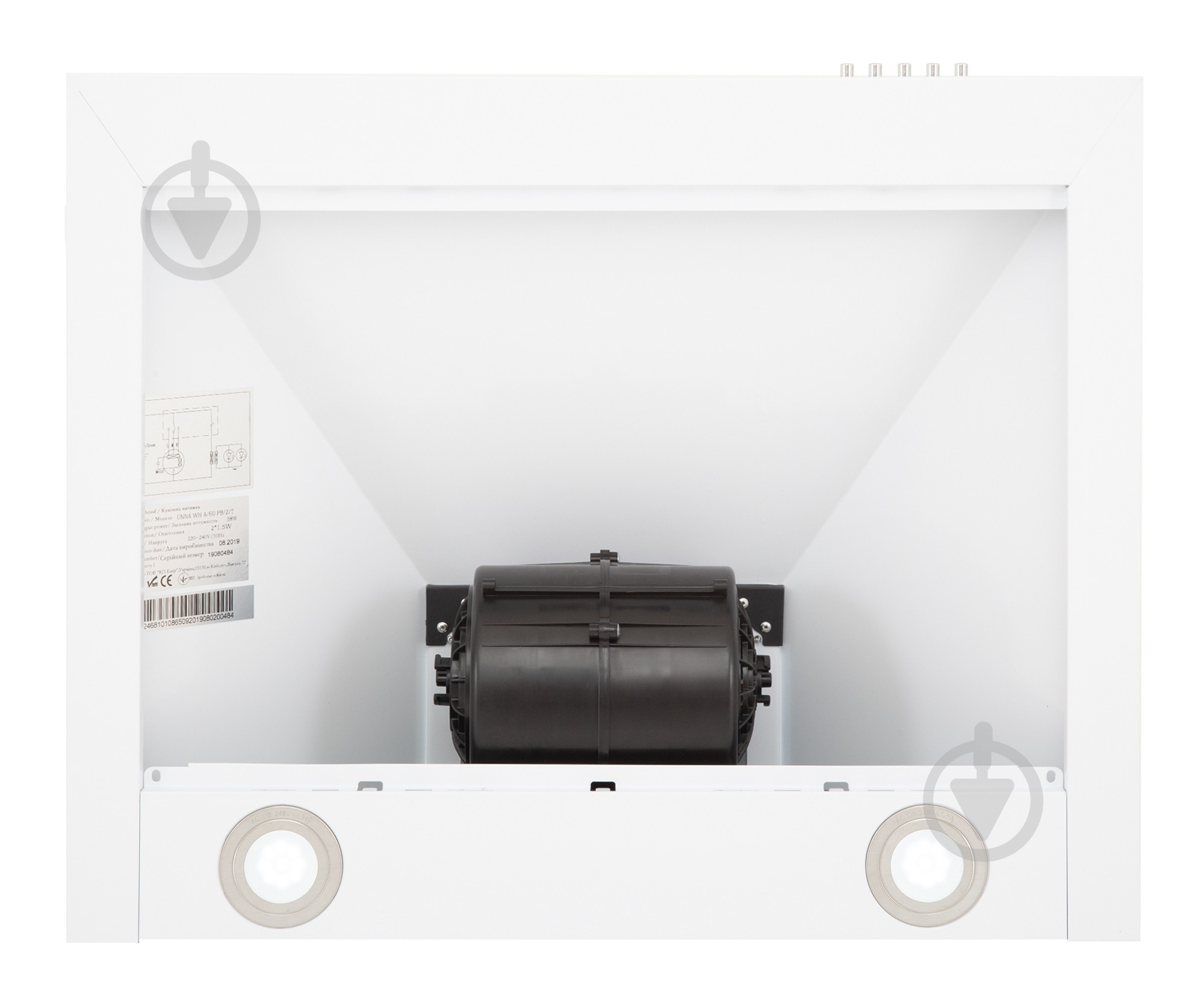 Вытяжка Interline Zet WH A/60 PB/2/T - фото 5 Вытяжка Interline Zet WH A/60 PB/2/T - фото 5