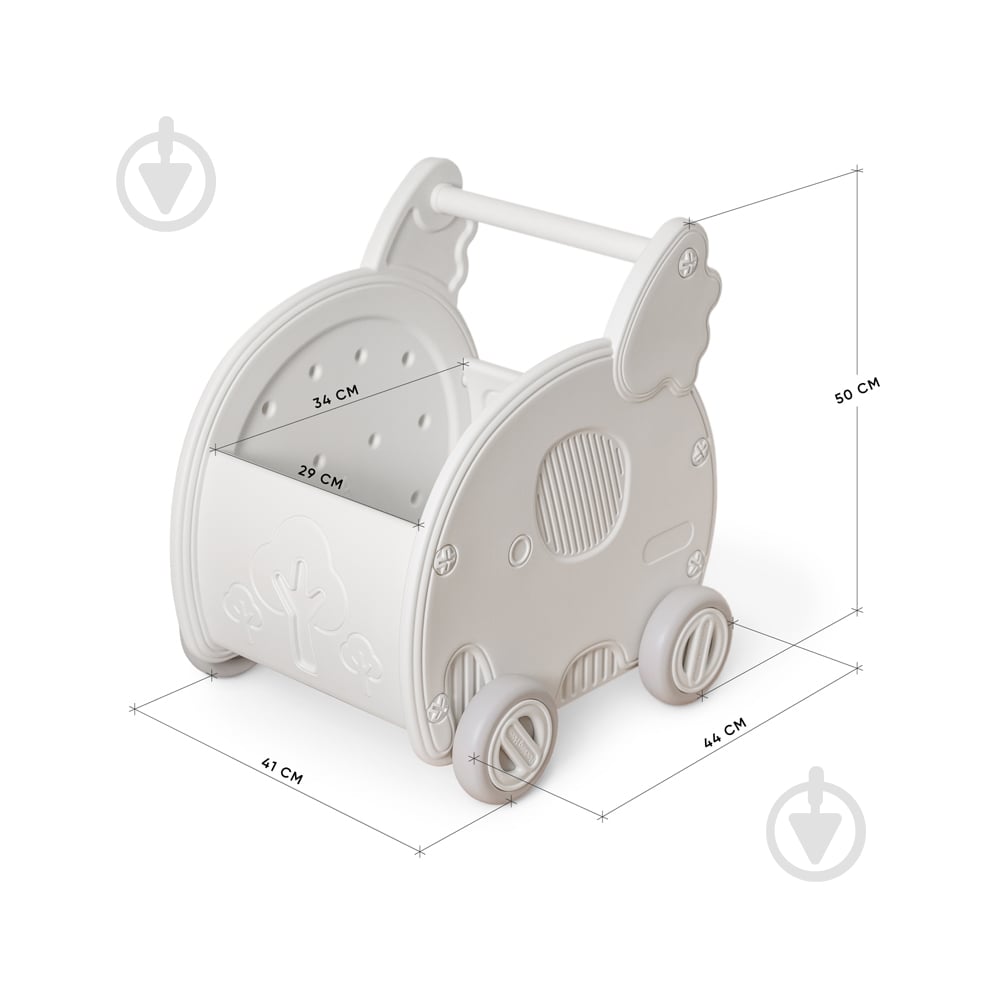 Корзина для игрушек Mealux Coco KD-E161 White - фото 3 Корзина для игрушек Mealux Coco KD-E161 White - фото 3