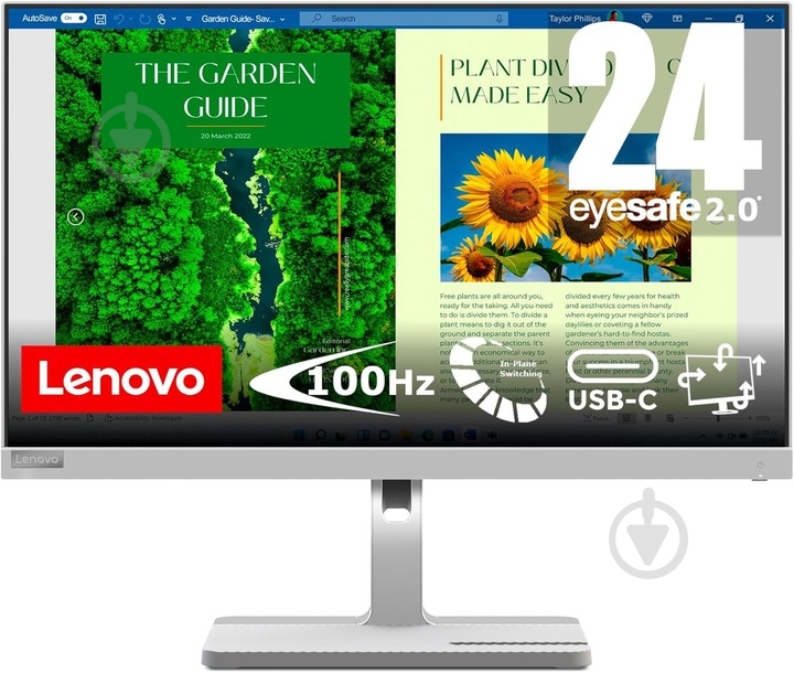 Монитор Lenovo L24M-4A 24" (67BDUAC6UA) - фото 1