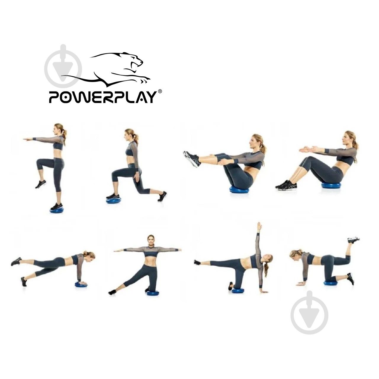 Балансировочная платформа PowerPlay 4009 Blue - фото 5
