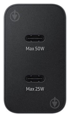 Зарядное устройство Samsung со сверхбыстрой зарядкой 50 Вт и кабелем USB-C–USB-C - фото 3 Зарядное устройство Samsung со сверхбыстрой зарядкой 50 Вт и кабелем USB-C–USB-C - фото 3