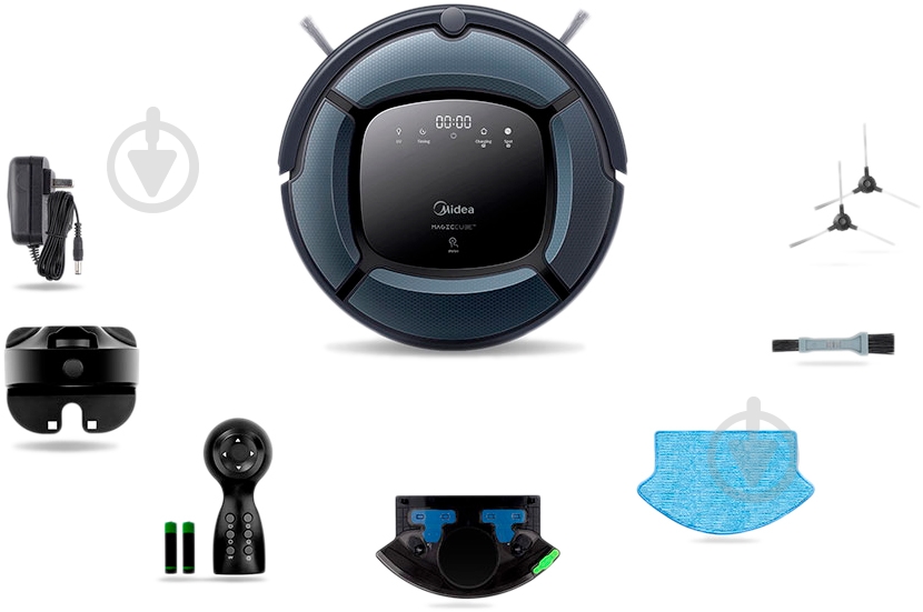 Робот-пылесос Midea MR04 + влажная уборка grey - фото 10