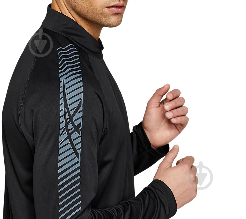 Джемпер Asics ICON LS 1/2 ZIP 2011B053-001 р. S черный - фото 5