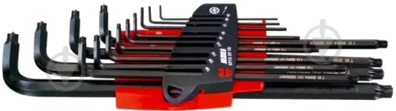 Набор отверток WURTH угловых BLACK TX5-45 13 предметов 07153910 - фото 1