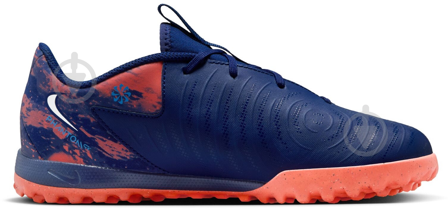 Сороконожки Nike JR PHANTOM GX II ACADEMY TF EH HF1608-400 р.37,5 синий - фото 2 Сороконожки Nike JR PHANTOM GX II ACADEMY TF EH HF1608-400 р.37,5 синий - фото 2