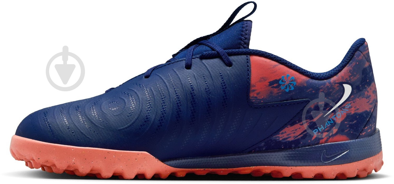 Сороконожки Nike JR PHANTOM GX II ACADEMY TF EH HF1608-400 р.37,5 синий - фото 4 Сороконожки Nike JR PHANTOM GX II ACADEMY TF EH HF1608-400 р.37,5 синий - фото 4