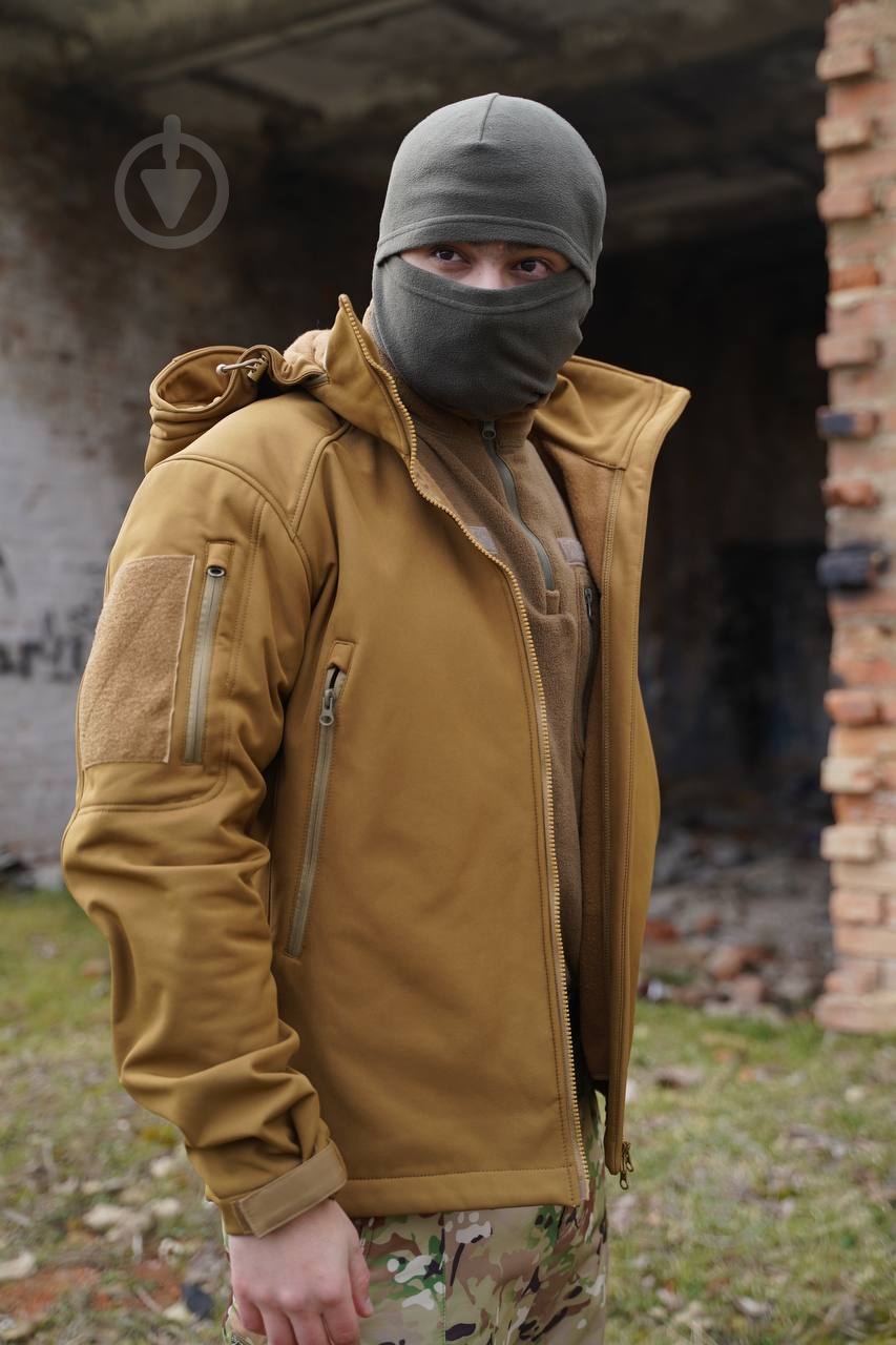 Куртка демисезонная PROF 4.5.0 SOFTSHELL COYOTE PR_KSK_366364 - фото 8