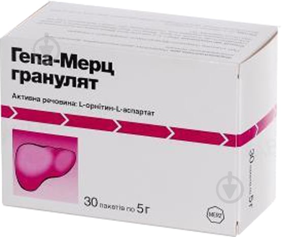 Гепа-мерц гранулят 3 г/5 г по 5 г №30 (2х15) гранулы - фото 1