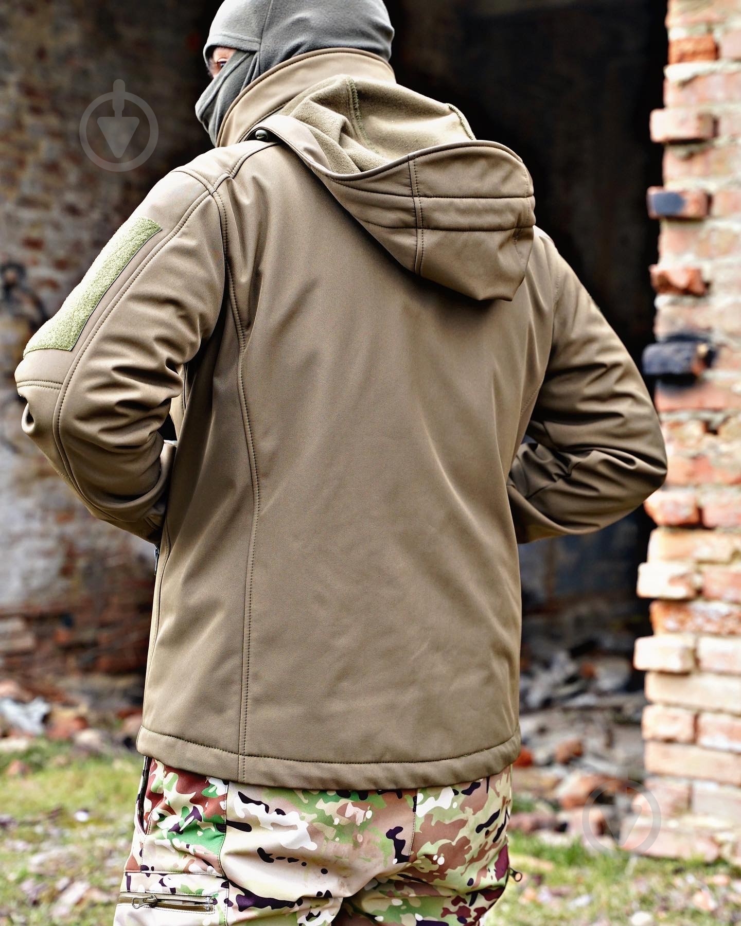 Куртка демісезонна PROF 4.5.0 SOFT SHELL Олива PR_PM_366565 р.XXL олива - фото 7