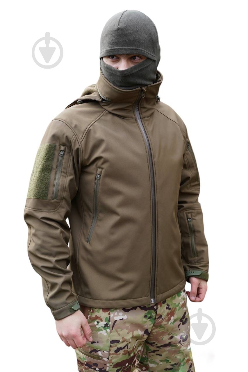 Куртка демісезонна PROF 4.5.0 SOFT SHELL Олива PR_PM_366565 р.XXL олива - фото 1