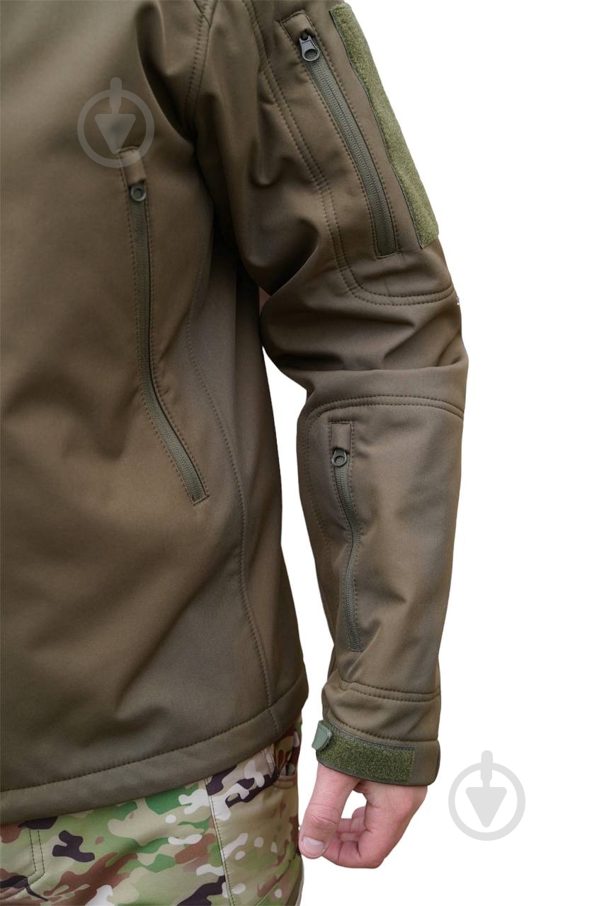 Куртка демісезонна PROF 4.5.0 SOFT SHELL Олива PR_PM_366565 р.XXL олива - фото 4