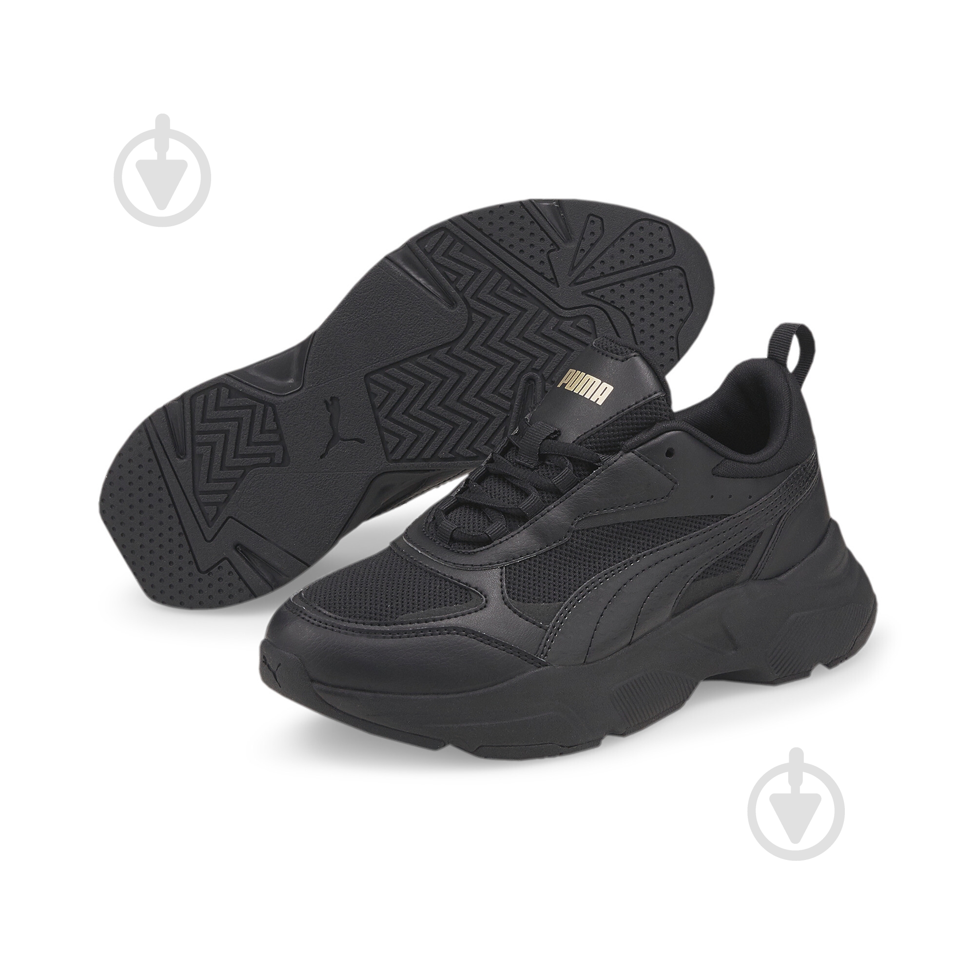 Кросівки жіночі демісезонні Puma Cassia 38464702 р.40,5 чорні - фото 3