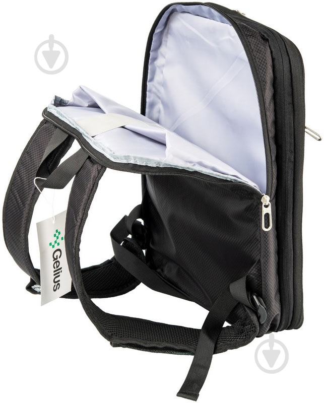Рюкзак Gelius Backpack Forever GP-BP004 15.6" black (GP-BP004) - фото 11 Рюкзак Gelius Backpack Forever GP-BP004 15.6" black (GP-BP004) - фото 11
