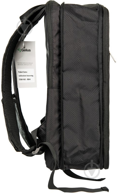 Рюкзак Gelius Backpack Forever GP-BP004 15.6" black (GP-BP004) - фото 5 Рюкзак Gelius Backpack Forever GP-BP004 15.6" black (GP-BP004) - фото 5