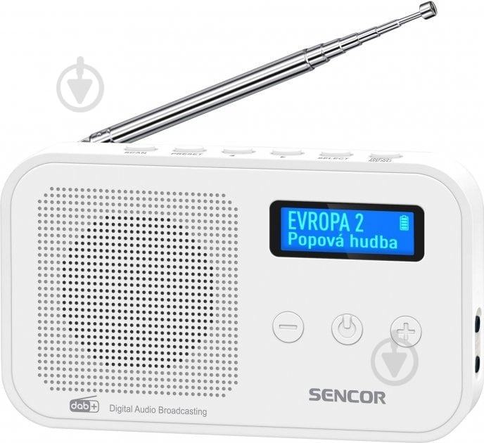 Портативний радіоприймач Sencor SRD 7200 White - фото 2