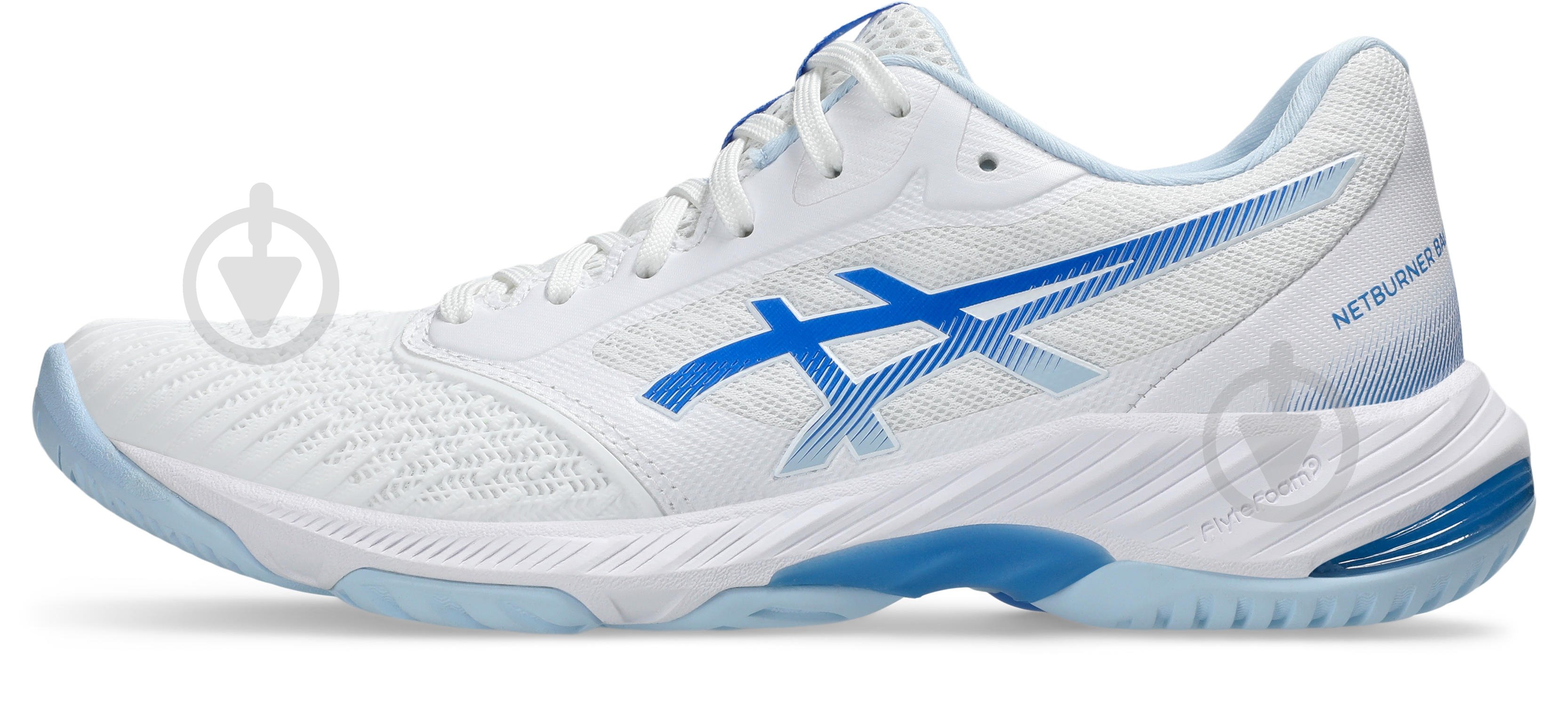 Кроссовки женские Asics NETBURNER BALLISTIC FF 3 1052A069-111 р.39,5 белые с голубым - фото 2 Кроссовки женские Asics NETBURNER BALLISTIC FF 3 1052A069-111 р.39,5 белые с голубым - фото 2