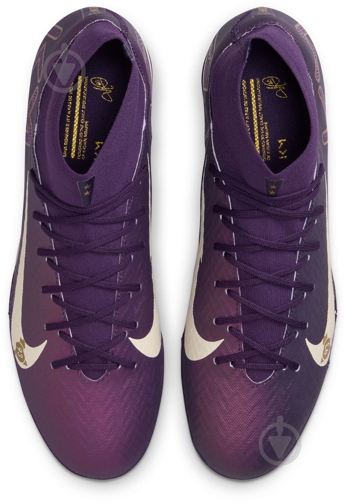 Сороконожки Nike Mercurial Superfly 10 Academy "Kylian Mbappe" FQ8333-500 р.45,5 разноцветный - фото 7 Сороконожки Nike Mercurial Superfly 10 Academy "Kylian Mbappe" FQ8333-500 р.45,5 разноцветный - фото 7