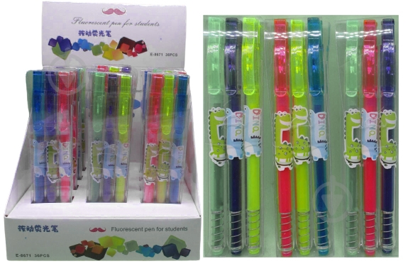 Маркер текстовий Динозавр 3 шт. в асортименті - фото 1 Маркер текстовий Динозавр 3 шт. в асортименті - фото 1