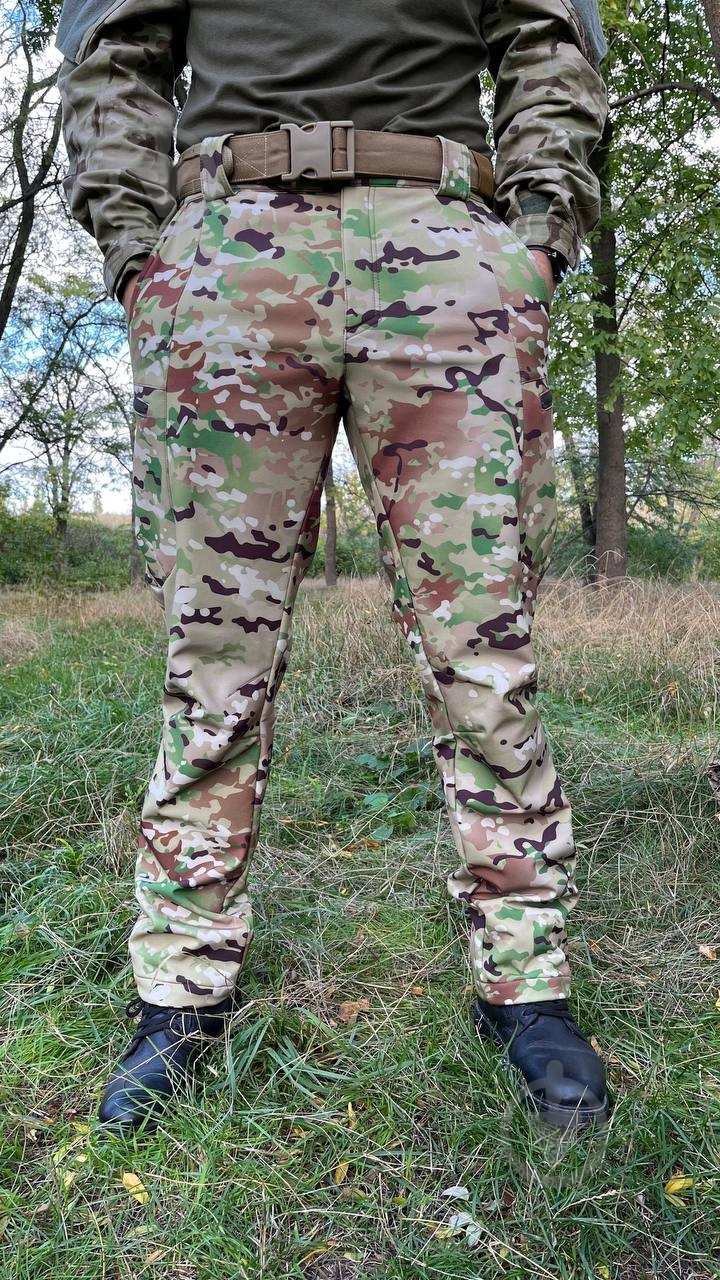 Брюки тактические PROF 4.5.0 SOFT SHELL Мультикам р. XXXL multicam (PR_SHSM_902382) - фото 10