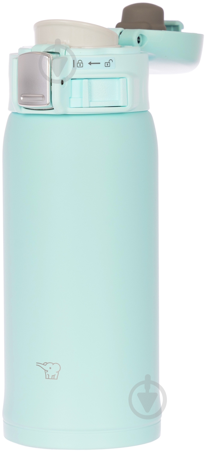 Термочашка Zojirushi 360 мл Мint blue SM-SF36AM - фото 2 Термочашка Zojirushi 360 мл Мint blue SM-SF36AM - фото 2