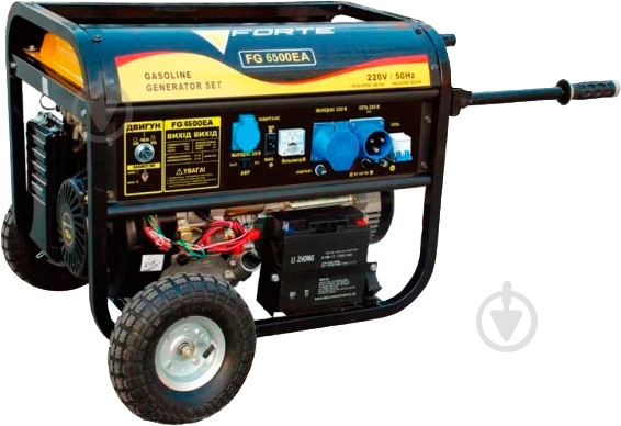 Генератор бензиновый Forte 5 кВт / 5,5 кВт 220 В FG6500EA - фото 1