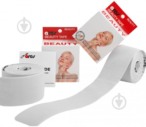ᐉ Кинезиологический тейп Ares 5 см x 5 м белый BEAUTY 10kz • Купить в ...