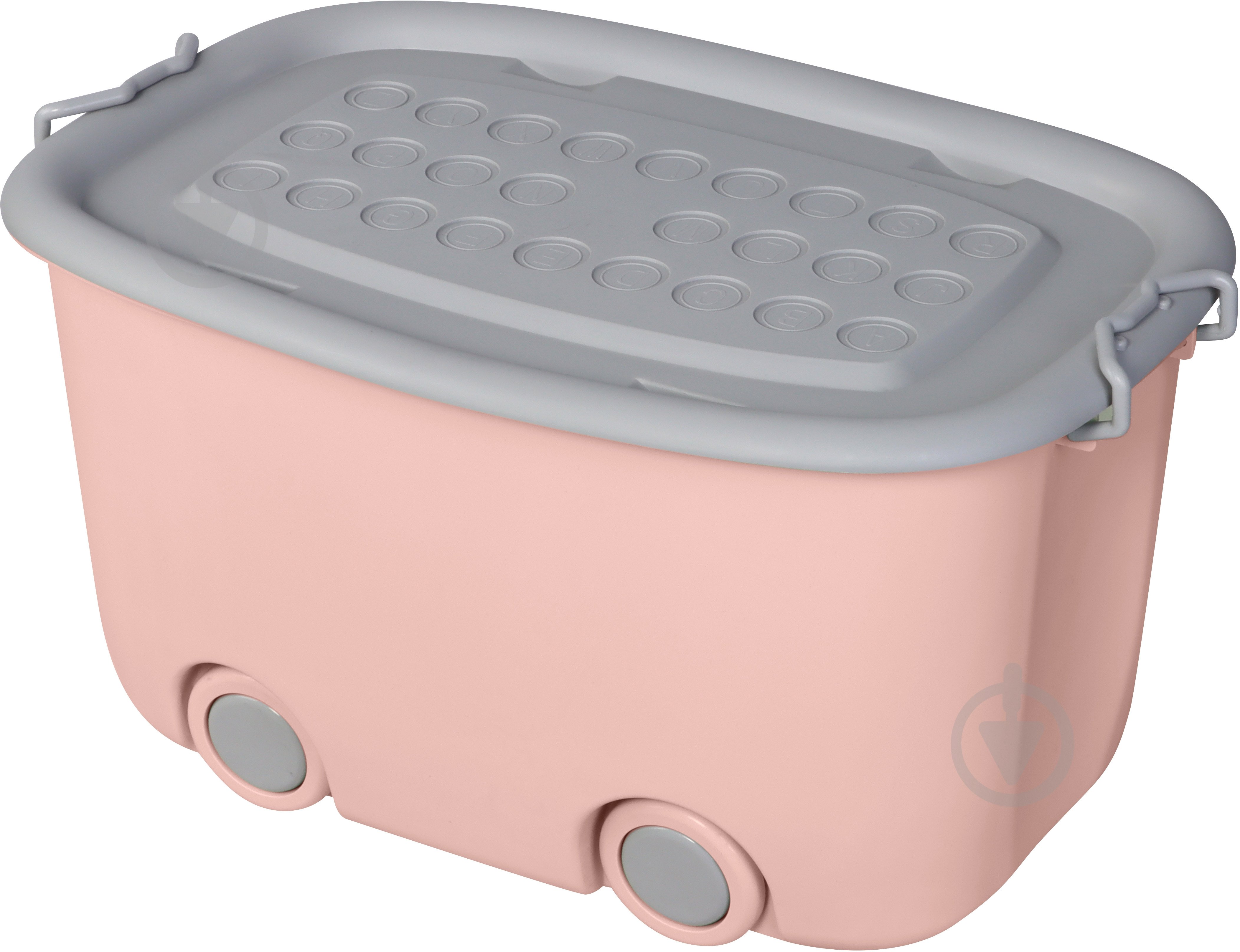 Ящик для игрушек LUNA HOME розовый на колесах Kids L 2240536250014 390x310x580 мм - фото 1