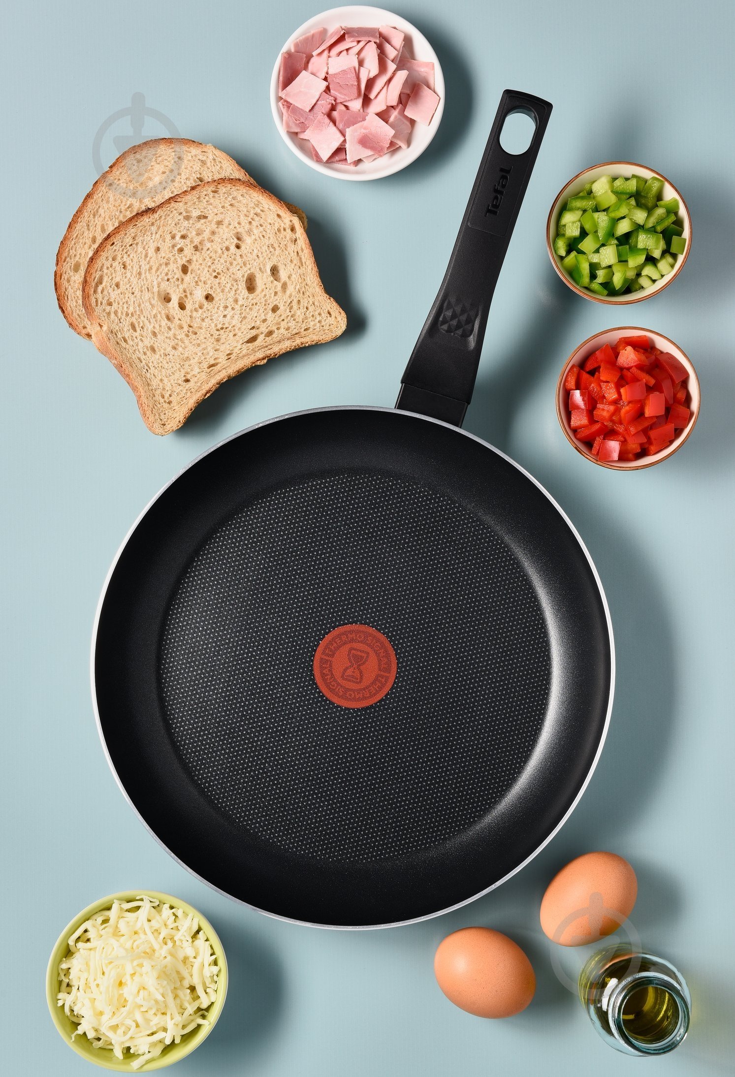 Сковорода Tefal 28 см Simply Clean B5670653 - фото 6