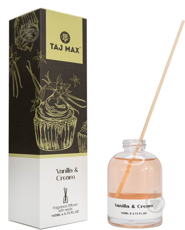 Аромадиффузор Taj Max Vanilla & Cream 140 мл - фото 1 Аромадиффузор Taj Max Vanilla & Cream 140 мл - фото 1
