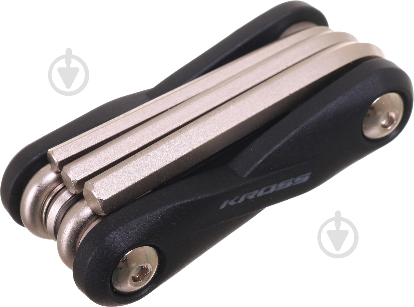 Мультитул велосипедный Kross FOOLDING TOOL SMART 8 - 8 FUNCTION BK T4CKU000162 хром - фото 3