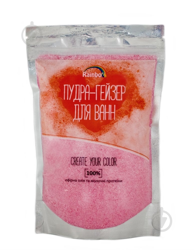 Пудра-гейзер для ванн RAINBOW Любовь 300 г - фото 1