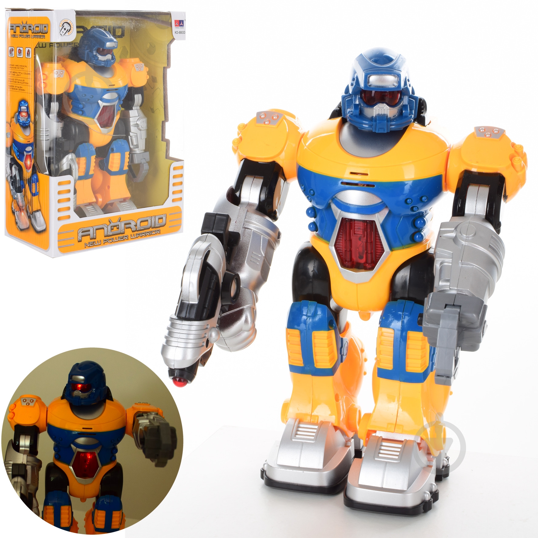 Интерактивный робот Metr+ Android New Power Warrior KD-8803D - фото 1