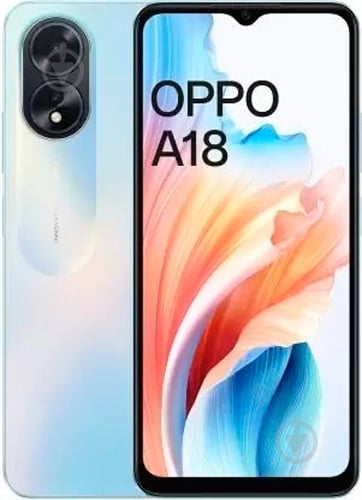 Смартфон OPPO A18 4/128GB glowing blue (CPH2591) - фото 1