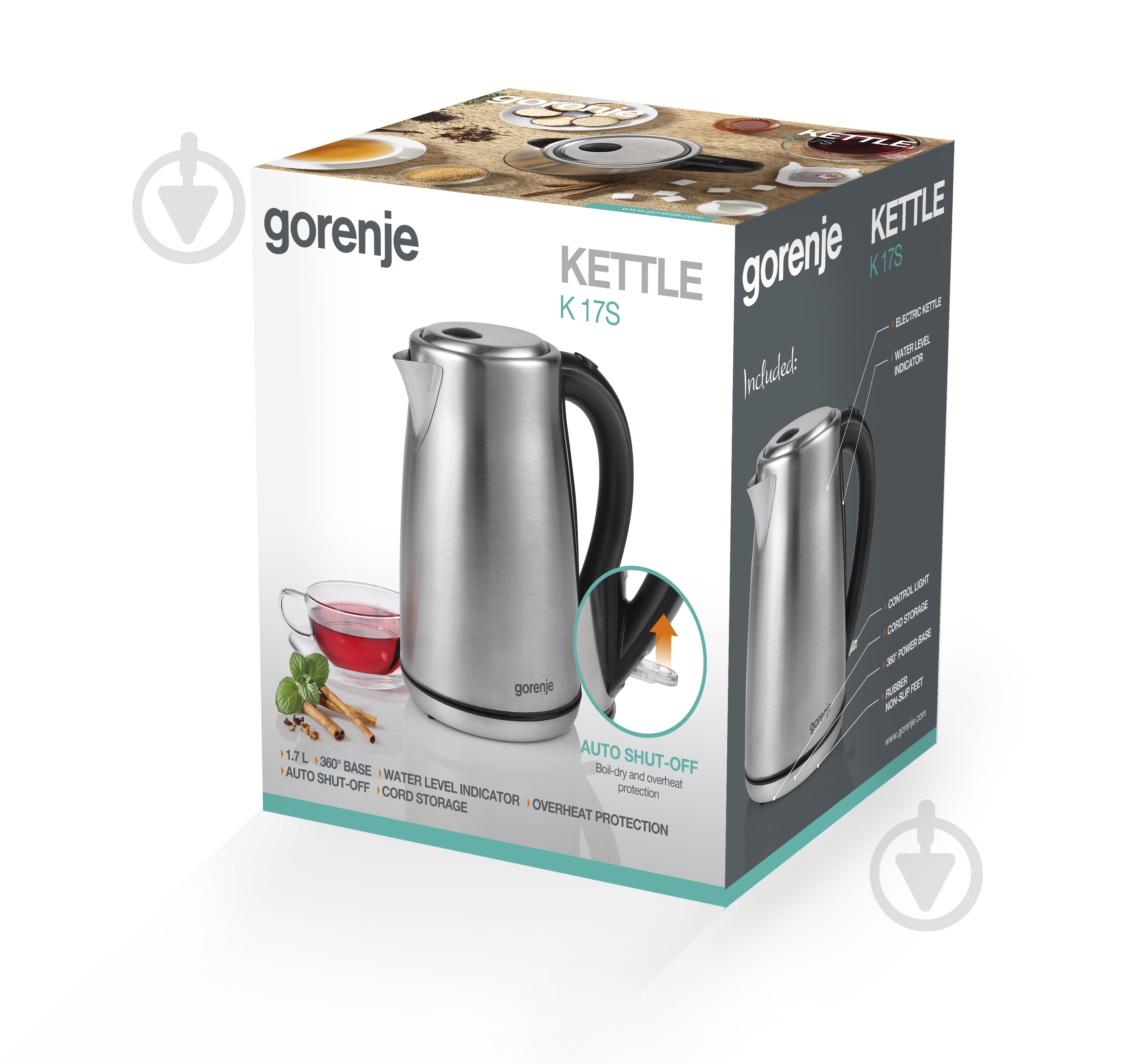 Электрочайник Gorenje K17S - фото 8 Электрочайник Gorenje K17S - фото 8